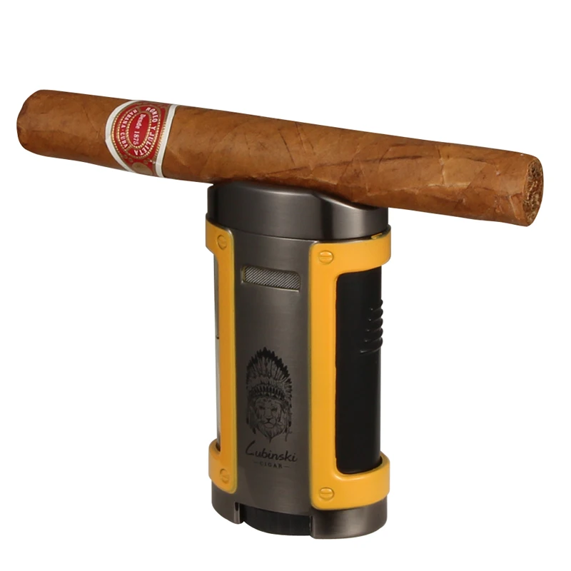 Lubinski Torch Lighter Cigar Gadgets Portable Butane Gas Jet Lighter Windproof Cigarette Cigar Lighter Smoking Tool
Lubinski Torch Lighter Cigar Gadgets Portable Butane Gas Jet Lighter Windproof Cigarette Cigar Lighter Smoking Tool