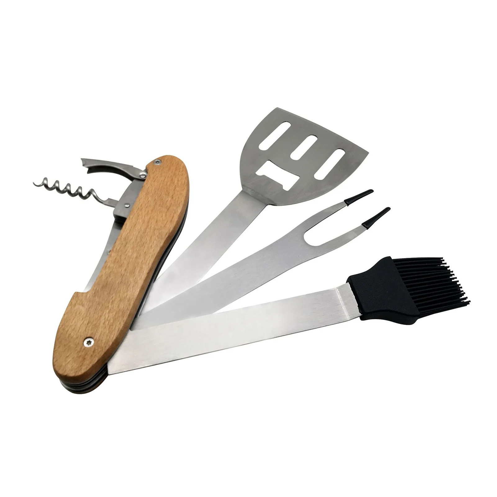 5 in 1 Foldable BBQ Tools Portable Multifunction Outdoor Camping BBQ Tools Used as Barbecue Tongs Knifes Spatula Fork INTE99
5 in 1 Foldable BBQ Tools Portable Multifunction Outdoor Camping BBQ Tools Used as Barbecue Tongs Knifes Spatula Fork INTE99