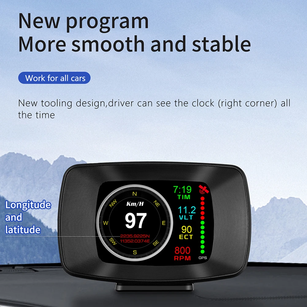 HUD OBD2 Head Up Display Car GPS Gauge Navigation Digital Speedometer Projector Turbo Oil&Water Temp Odometer Security Alarm RPM 
HUD OBD2 Head Up Display Car GPS Gauge Navigation Digital Speedometer Projector Turbo Oil&Water Temp Odometer Security Alarm RPM