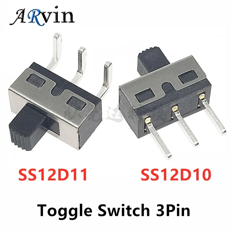 Переключатель SS12D10 SS12D11, 3-контактный, 1P2T, ручка с высоким расстоянием 5 мм, 4,7 мм, прямой/изогнутый, SS12D10G5 Ibuw, 10 шт.
Переключатель SS12D10 SS12D11, 3-контактный, 1P2T, ручка с высоким расстоянием 5 мм, 4,7 мм, прямой/изогнутый, SS12D10G5 Ibuw, 10 шт.