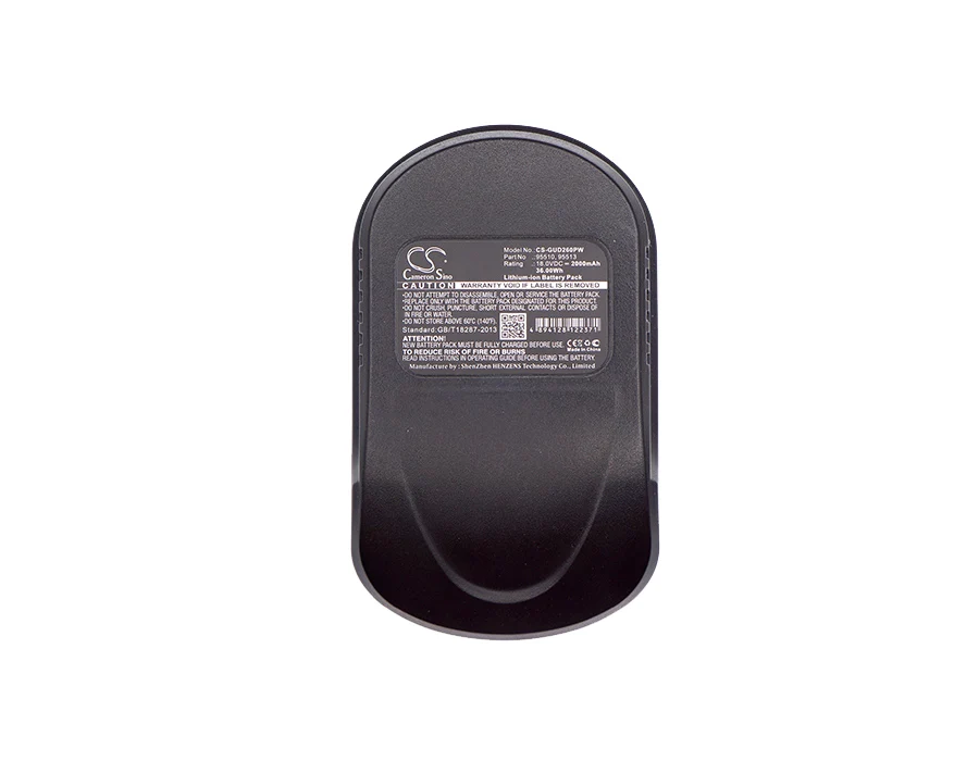 Cameron Sino 490476 95510 95513 95514 Battery for Gude GHS 520 18 Li-ion GLB 200 18 Li-Ion GRT 260 18 L 2000mAh / 36.00Wh
Cameron Sino 490476 95510 95513 95514 Battery for Gude GHS 520 18 Li-ion GLB 200 18 Li-Ion GRT 260 18 L 2000mAh / 36.00Wh