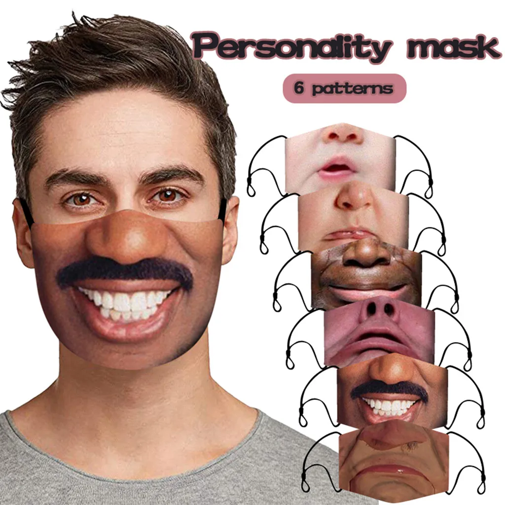2pc Mascarilla Fashion Funny Expression Face Mask Against Pollution Dustproof Mask Washable Reusable Halloween Party Masks A50 
2pc Mascarilla Fashion Funny Expression Face Mask Against Pollution Dustproof Mask Washable Reusable Halloween Party Masks A50