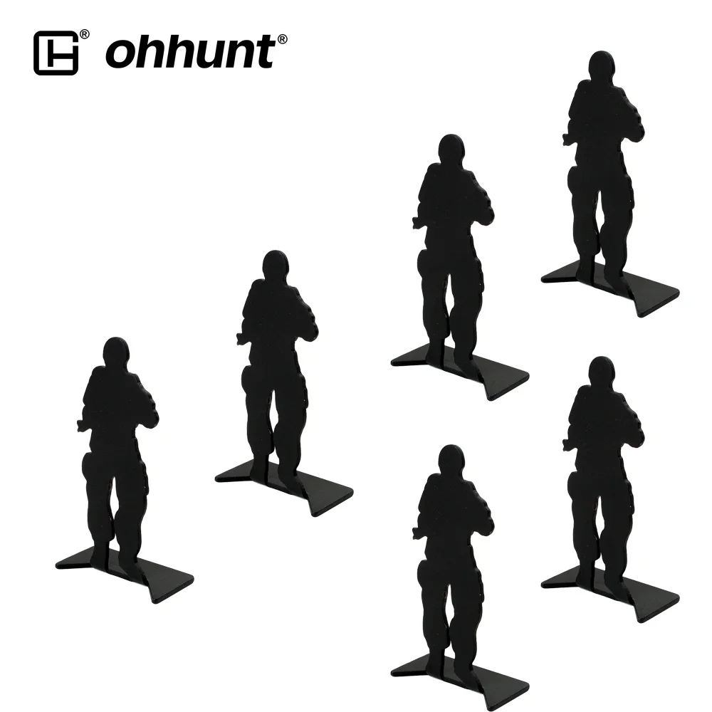 ohhunt Metal Target Modle 80x44mm Black For Hunting Exercise
ohhunt Metal Target Modle 80x44mm Black For Hunting Exercise
