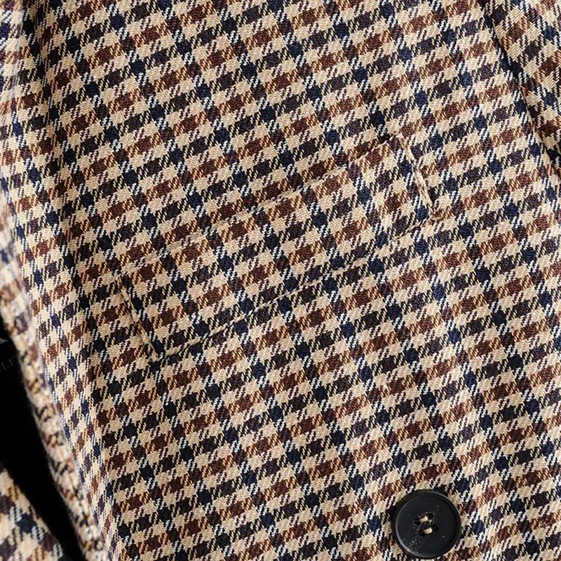 HStar women vintage plaid long sleeve jacket double breasted blazer office lady outerwear 2020 autumn new tops
HStar women vintage plaid long sleeve jacket double breasted blazer office lady outerwear 2020 autumn new tops