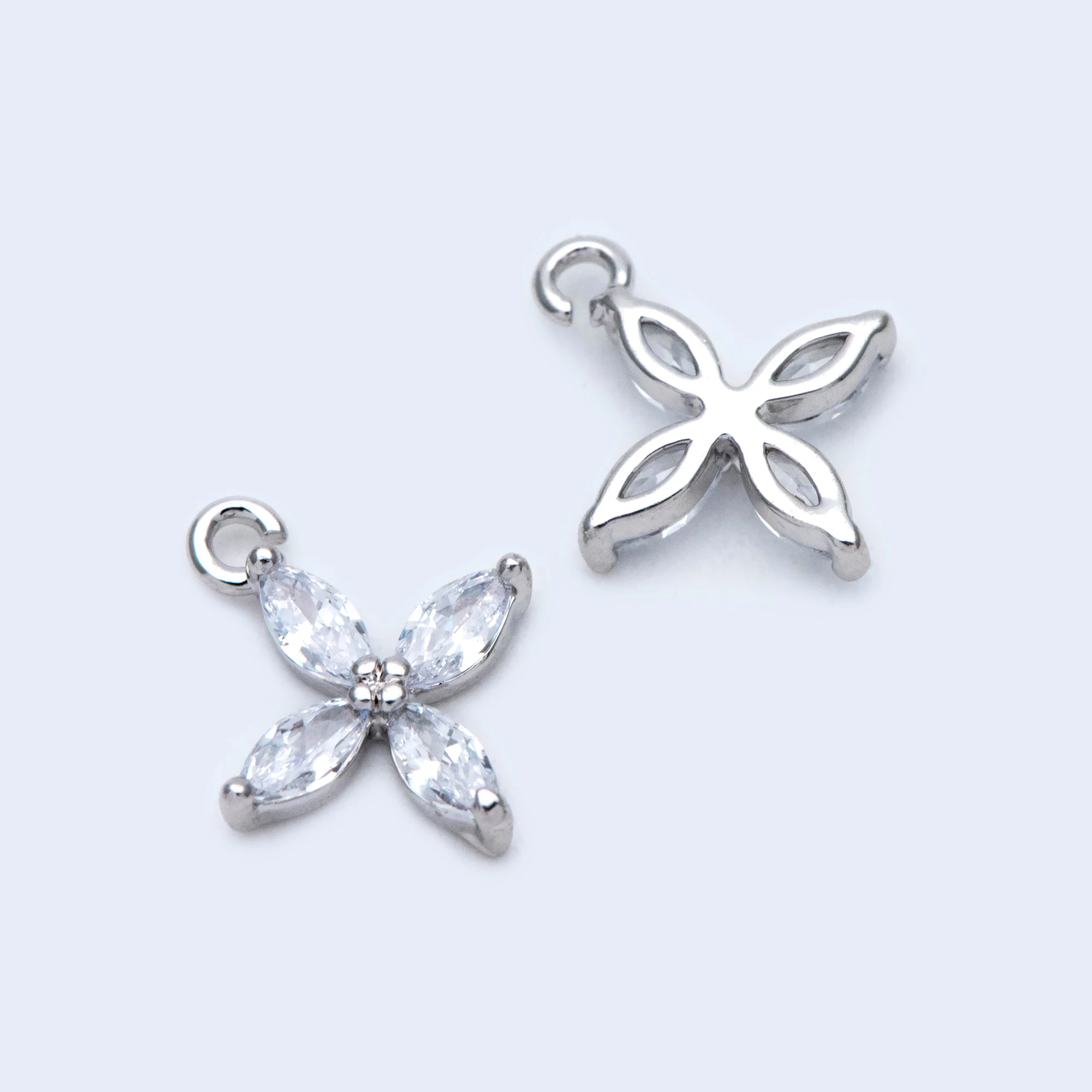 10 шт Серебряный тон CZ цветок Очаровательные Подвески 10 мм, родиевое покрытие латунь, ювелирные изделия (GB-1705)
10 шт Серебряный тон CZ цветок Очаровательные Подвески 10 мм, родиевое покрытие латунь, ювелирные изделия (GB-1705)