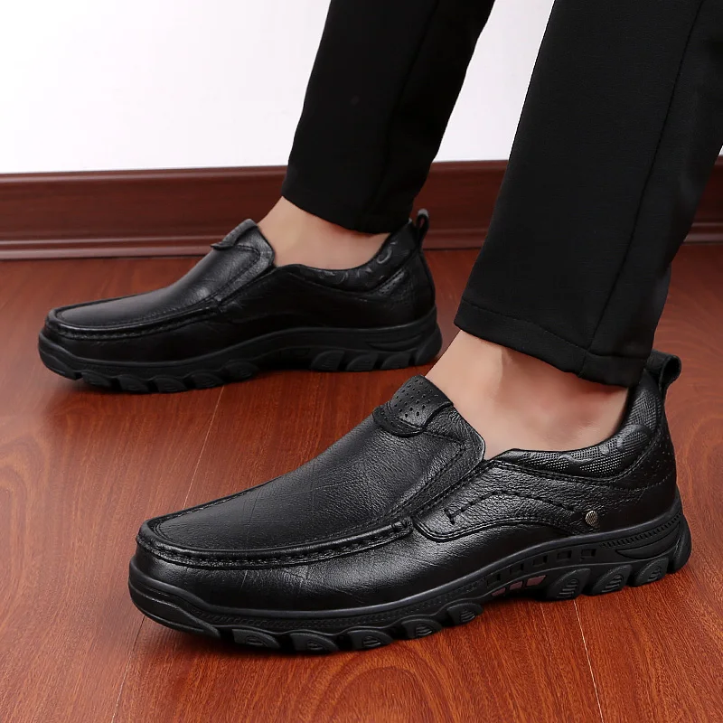 Men's Shoes outdoor Comfortable Men Casual Shoes Genuine Leather Breathable Loafers fashion Slip-on Footwear Walking Shoes
Men's Shoes outdoor Comfortable Men Casual Shoes Genuine Leather Breathable Loafers fashion Slip-on Footwear Walking Shoes