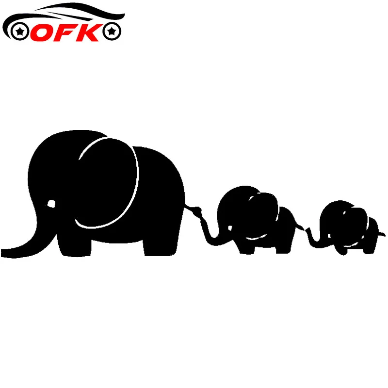 Car Accessories Elephant Family Fashion Sticker Decal 15cm*5cm 
Car Accessories Elephant Family Fashion Sticker Decal 15cm*5cm