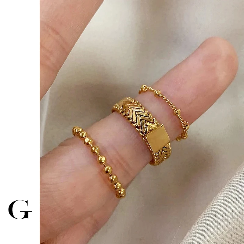 GHIDBK Gold Color Snake Chain Finger Ring For Women Ladies High Quality Soft Hand Accessories Rings Street Style Minimalist Gift
GHIDBK Gold Color Snake Chain Finger Ring For Women Ladies High Quality Soft Hand Accessories Rings Street Style Minimalist Gift