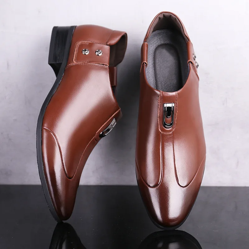 Brand Brown Red Black Men Business Dress Shoes Pointed Toe Men Wedding Shoes Leather Formal Shoes casual flats yu890
Brand Brown Red Black Men Business Dress Shoes Pointed Toe Men Wedding Shoes Leather Formal Shoes casual flats yu890