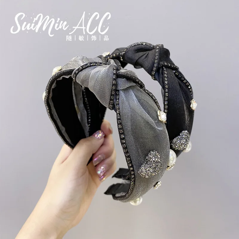 Cotton Yarn Pearl Crystal Headbands For Women Lace Headband Korea Hair Accessories Hair Band Flower Crown Hairbands Head Wrap
Cotton Yarn Pearl Crystal Headbands For Women Lace Headband Korea Hair Accessories Hair Band Flower Crown Hairbands Head Wrap