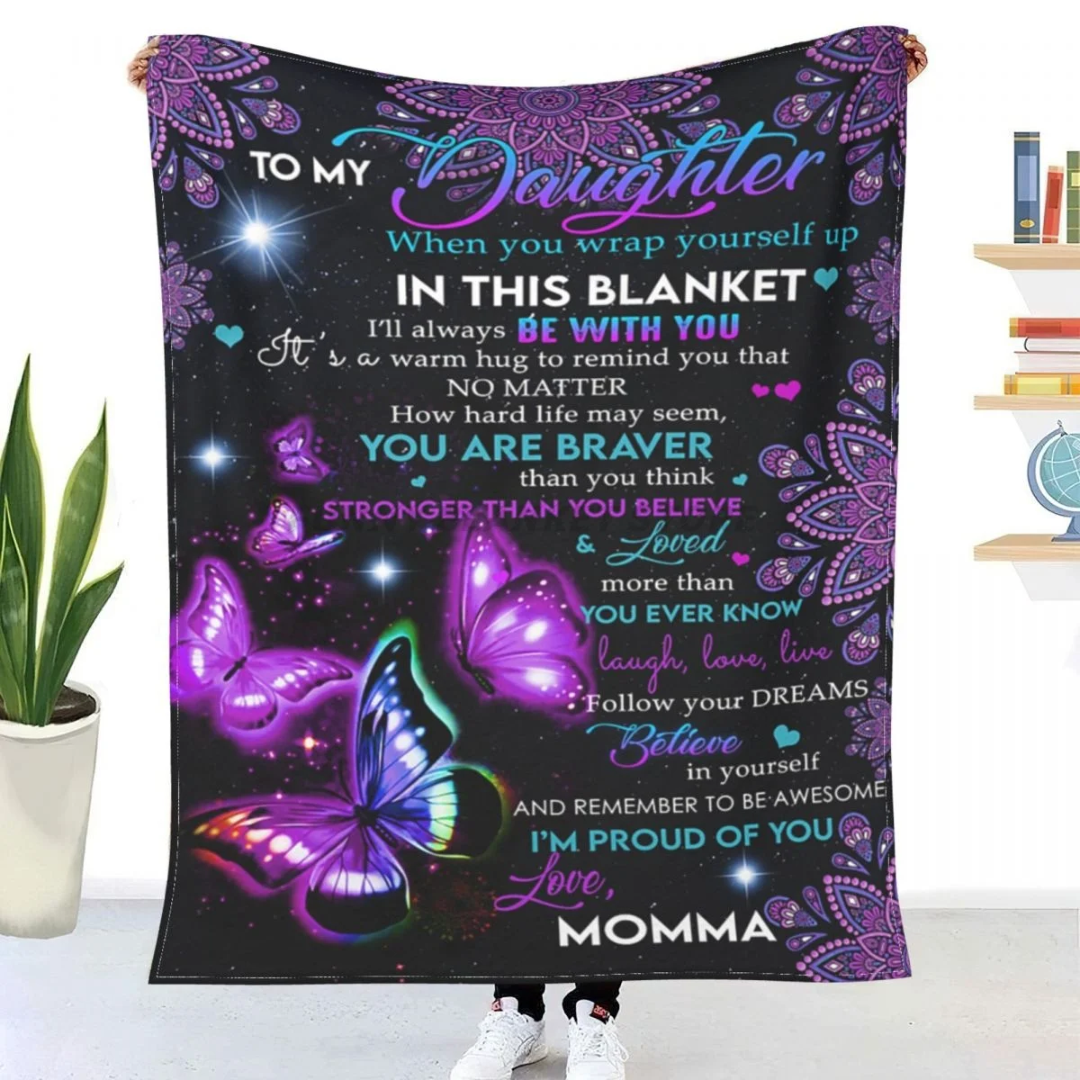 YOU ARE BRAVER ; BEST GIFT FOR DAUGHTER Sherpa Blankets Ultra Soft Flannel Fleece Throw Blankets for Couch Sofa Bed
YOU ARE BRAVER ; BEST GIFT FOR DAUGHTER Sherpa Blankets Ultra Soft Flannel Fleece Throw Blankets for Couch Sofa Bed
