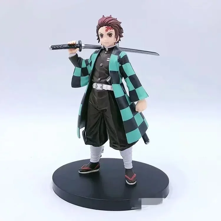 Демон Убийца ПВХ Фигурки Tanjirou Nezuko аниме Kimetsu без Yaiba фигурка модель