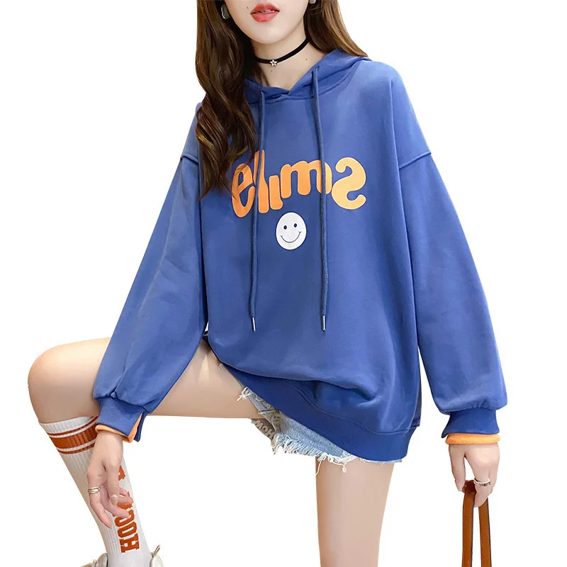 2021 Women's Hooded Sweater Spring And Autumn Thin Loose Korean Style Oversized Fashion Casual C126
2021 Women's Hooded Sweater Spring And Autumn Thin Loose Korean Style Oversized Fashion Casual C126