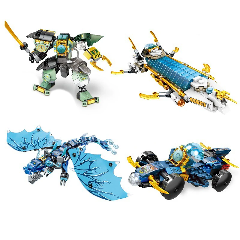 4 Pcs/set New 2021 Ninja Hydro Bounty Mech Sub Speeder Battle Building Blocks Kit Bricks Classic Movie Model Kids Toys Boys Gift
4 Pcs/set New 2021 Ninja Hydro Bounty Mech Sub Speeder Battle Building Blocks Kit Bricks Classic Movie Model Kids Toys Boys Gift