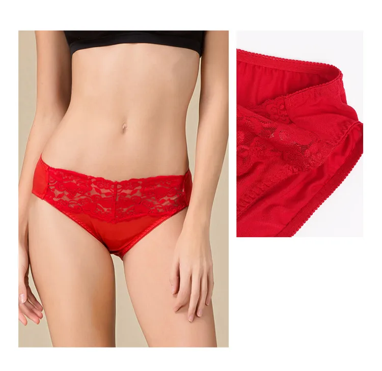 Women Panties 100% Natural silk Low Rise Underwear Lace Panties Everyday Sexy Lace Briefs for Women 2019 Red Black Nude
Women Panties 100% Natural silk Low Rise Underwear Lace Panties Everyday Sexy Lace Briefs for Women 2019 Red Black Nude