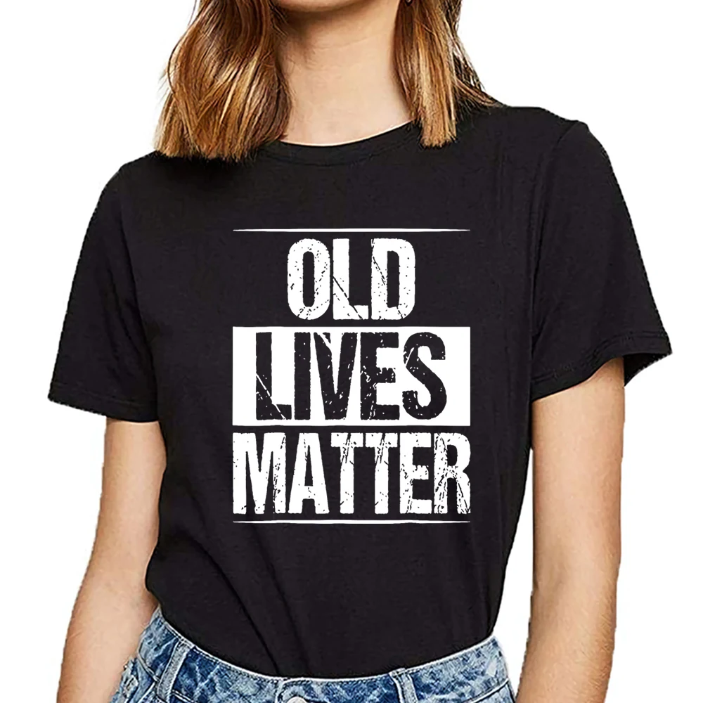 Tops T Shirt Women old lives matter 40th 50th 60th 70th birthday hips Comic Inscriptions Print Female Tshirt
Tops T Shirt Women old lives matter 40th 50th 60th 70th birthday hips Comic Inscriptions Print Female Tshirt
