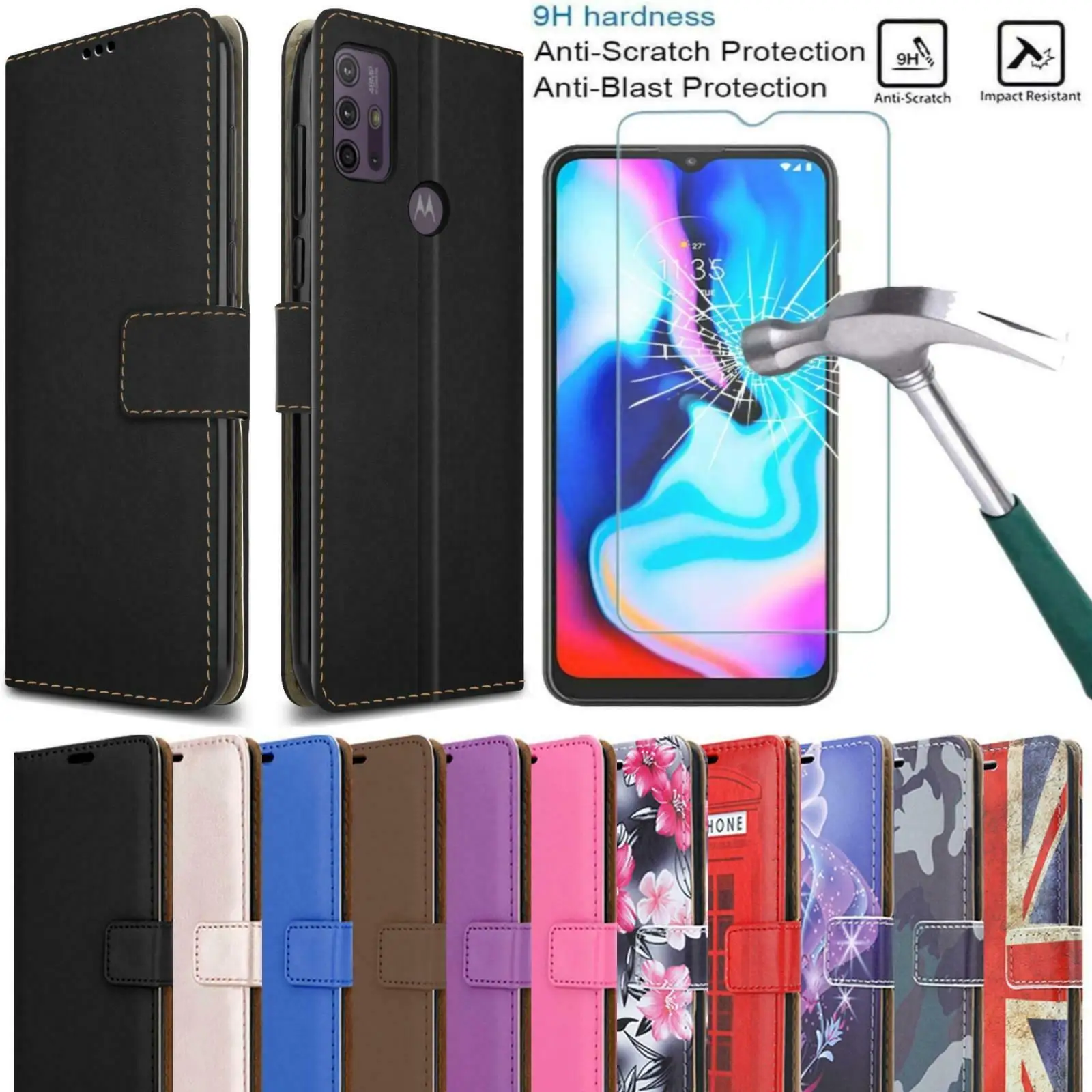 Чехол для Motorola Moto G10 G30, кожаный чехол-бумажник + стекло для экрана
Чехол для Motorola Moto G10 G30, кожаный чехол-бумажник + стекло для экрана