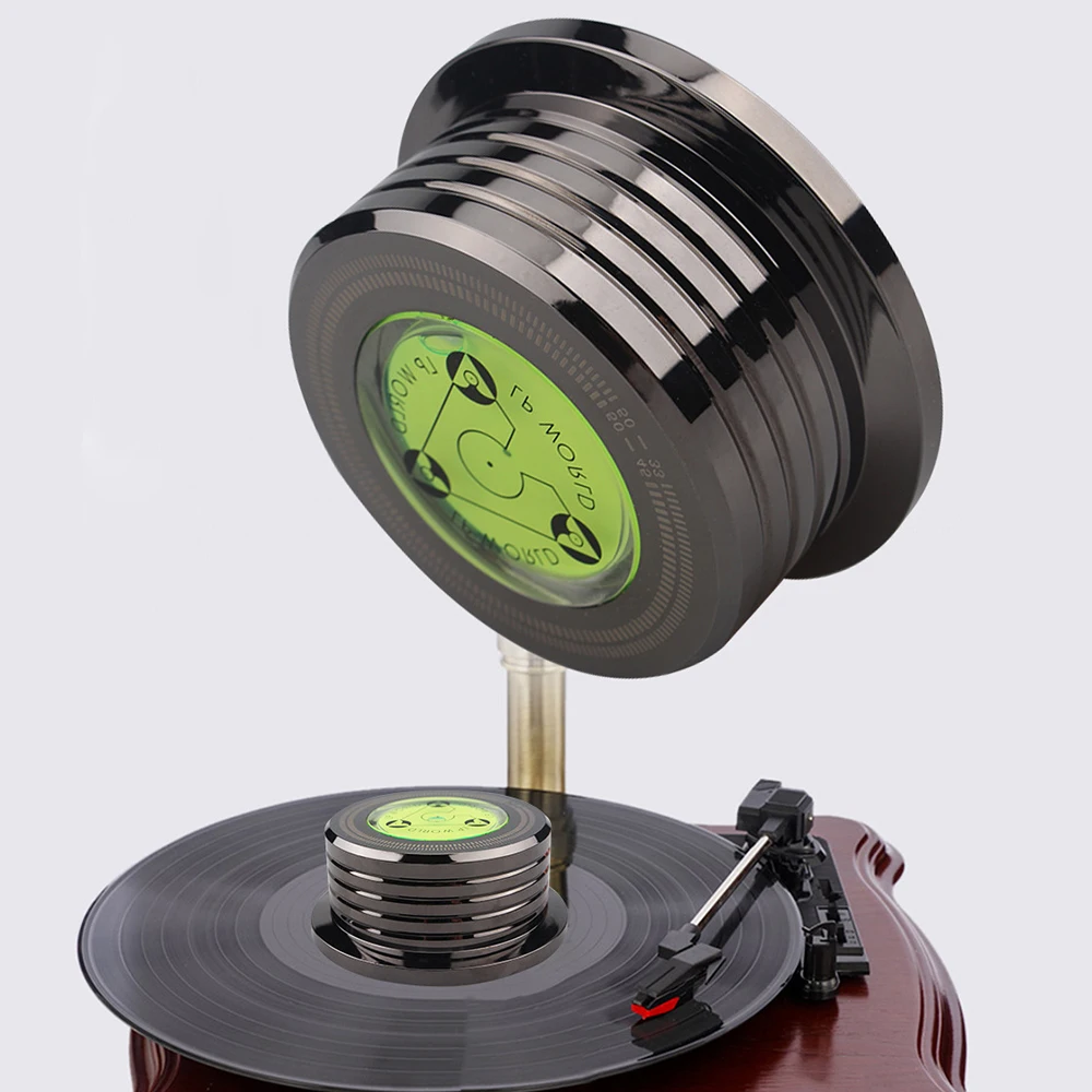 Record Weight Stabilizer 50Hz Bubble Level Speed Detection Turntable LP Disc Stabilizer Clamp for Vinyl Record Player
Record Weight Stabilizer 50Hz Bubble Level Speed Detection Turntable LP Disc Stabilizer Clamp for Vinyl Record Player