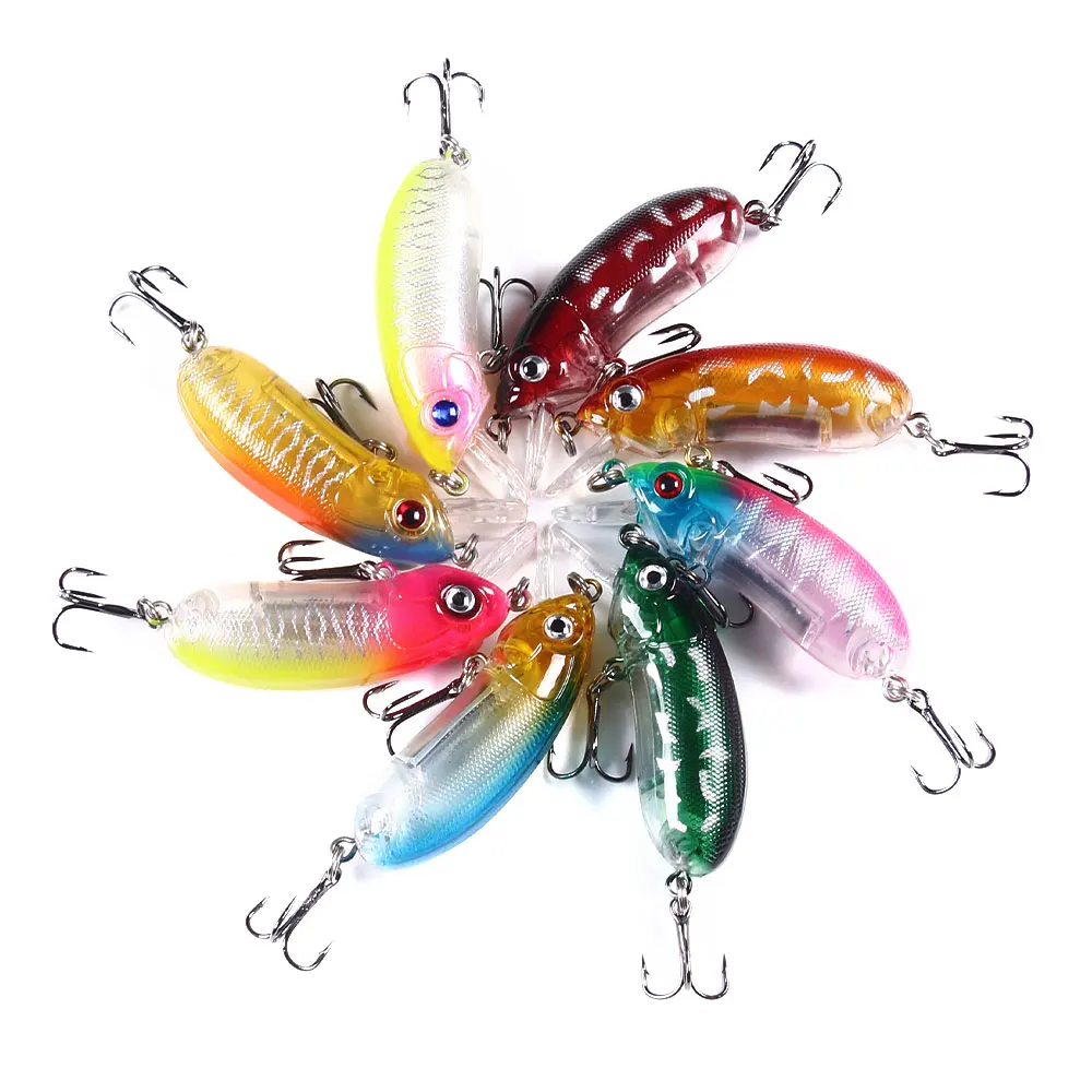 1Pcs 6cm 10.4g Floating Mouse Minnow Fishing Lure Laser Hard Artificial Bait 3D Eyes Crankbait
1Pcs 6cm 10.4g Floating Mouse Minnow Fishing Lure Laser Hard Artificial Bait 3D Eyes Crankbait