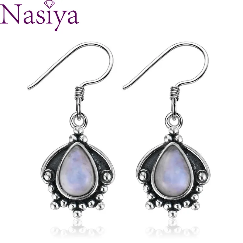 925 Sterling Silver Earrings Oval 7X9MM Natural Moonstone Poscia Style Vintage Jewelry Party Anniversary Gift Wholesale
925 Sterling Silver Earrings Oval 7X9MM Natural Moonstone Poscia Style Vintage Jewelry Party Anniversary Gift Wholesale