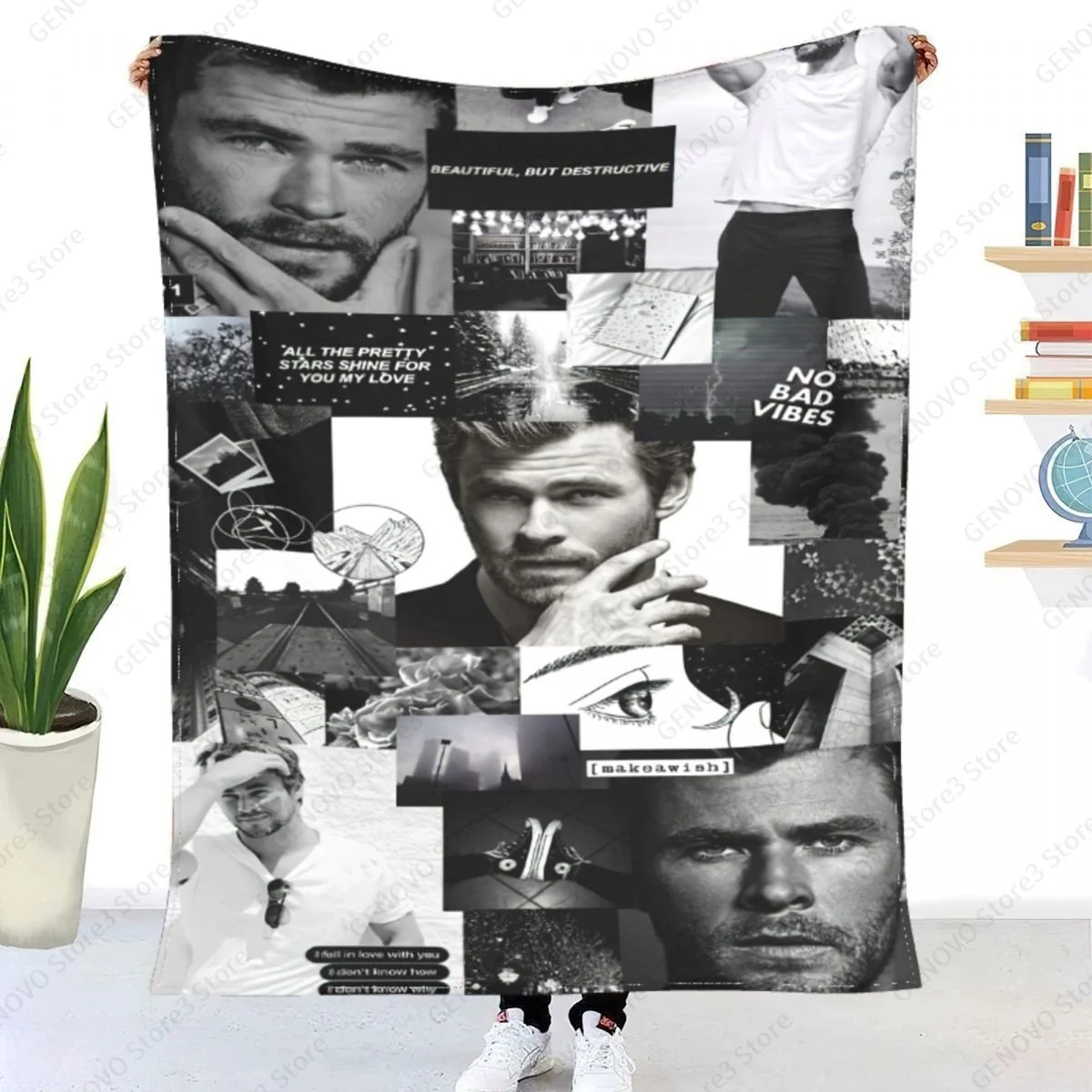 Chris Hemsworth Collage Plaid Blanket Coral Fleece Decoration Actor Portable Warm Throw Blankets for Sofa Bedroom Bedding Throws
Chris Hemsworth Collage Plaid Blanket Coral Fleece Decoration Actor Portable Warm Throw Blankets for Sofa Bedroom Bedding Throws