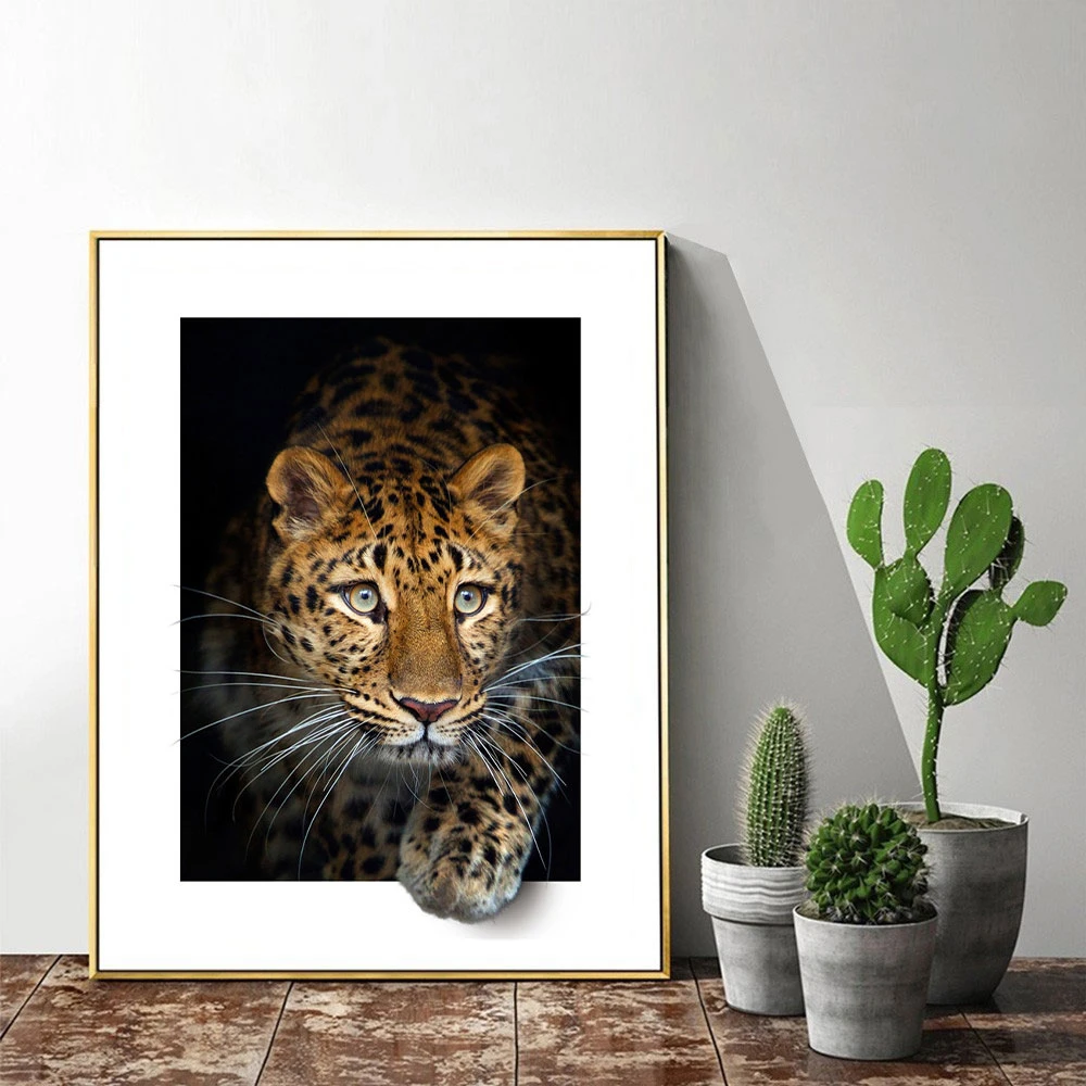 5D DIY Diamond Painting Kit Animal Full Square Drill Diamond Embroidery Cross Stitch Leopard Mosaic Tiger Handmade Gift
5D DIY Diamond Painting Kit Animal Full Square Drill Diamond Embroidery Cross Stitch Leopard Mosaic Tiger Handmade Gift