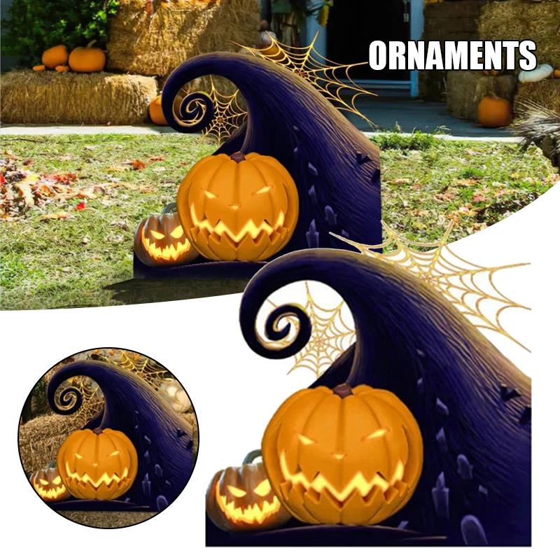 Metal Garden Stake Creative Pumpkin Ornament Classic Halloween Party Props Decoration for Outdoor can CSV
Metal Garden Stake Creative Pumpkin Ornament Classic Halloween Party Props Decoration for Outdoor can CSV