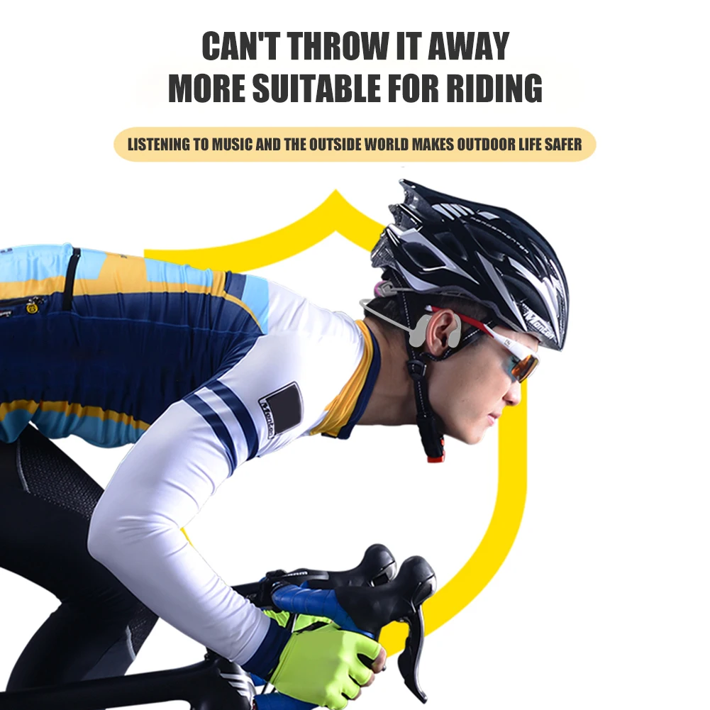 Bluetooth Bone Conduction Headphone Stereo Handsfree Music Wireless Headset with Microphone for Cycling Outdoor Sport
Bluetooth Bone Conduction Headphone Stereo Handsfree Music Wireless Headset with Microphone for Cycling Outdoor Sport