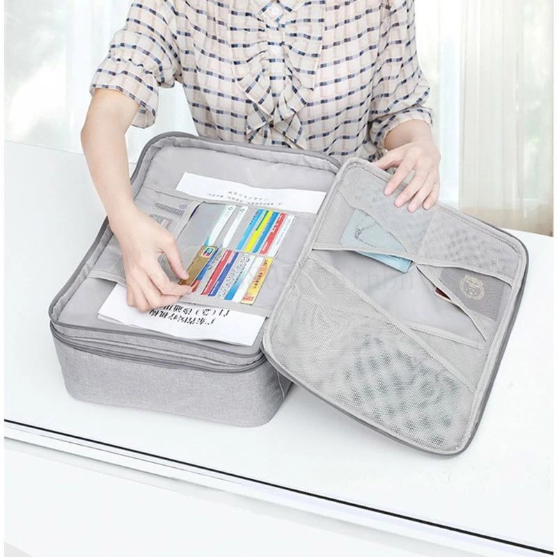 Двухслойная Сумка для документов на молнии для хранения документов, большой объем, сертификаты, органайзер для дома и путешествий
Двухслойная Сумка для документов на молнии для хранения документов, большой объем, сертификаты, органайзер для дома и путешествий