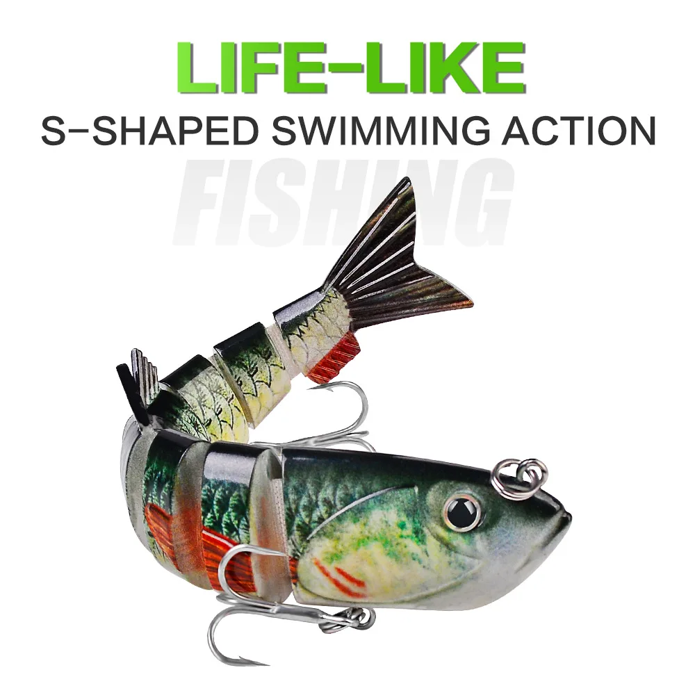 Hot Fishing Lures Strong Fishing Hook Life-Like Swimbait Fishing Bait for Saltwater Freshwater
Hot Fishing Lures Strong Fishing Hook Life-Like Swimbait Fishing Bait for Saltwater Freshwater