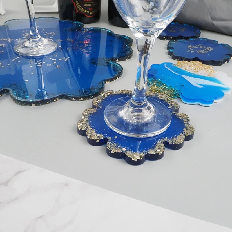 2021 New 5Pcs Large Silicone Flower Coaster Resin Casting Molds Kit Epoxy Resin Art Craft 
2021 New 5Pcs Large Silicone Flower Coaster Resin Casting Molds Kit Epoxy Resin Art Craft