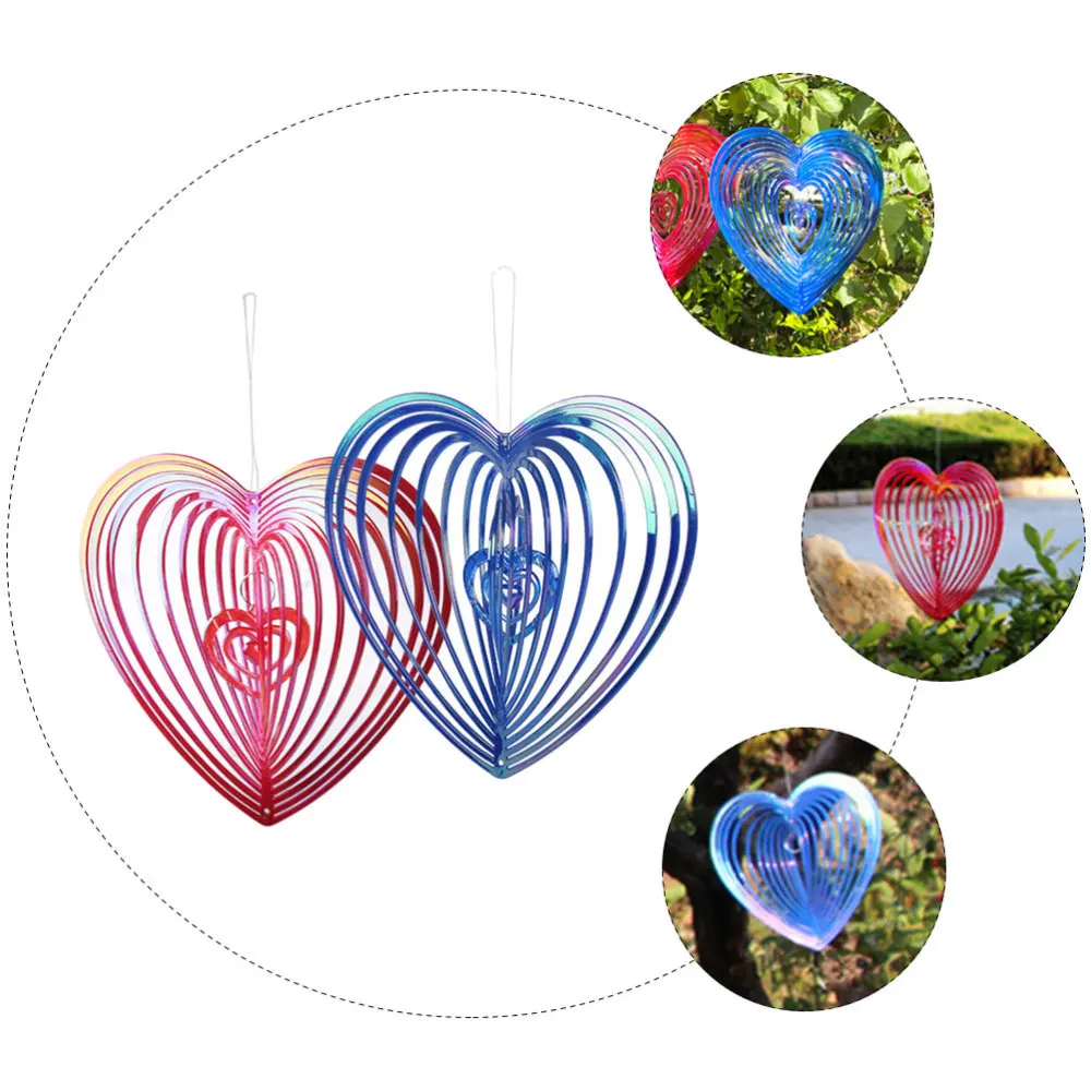 2PCS Reflective Drive Bird Decor Heart Shape Bird Repelling Wind Turn Adornment
2PCS Reflective Drive Bird Decor Heart Shape Bird Repelling Wind Turn Adornment