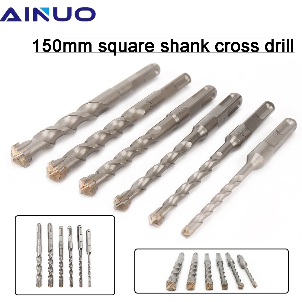 1Pcs 6-13mm Twist Drill Bit Set Wood Metal Drilling High Speed Steel Square Shank for Building Site Wood 150mm Length
1Pcs 6-13mm Twist Drill Bit Set Wood Metal Drilling High Speed Steel Square Shank for Building Site Wood 150mm Length