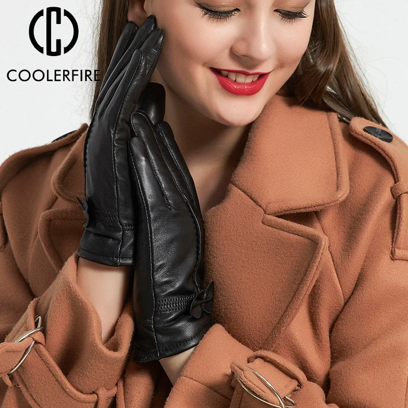 Fashion Women Gloves Plus Cashmere Genuine Leather Butterfly Decoration Solid Thick Warm Leather Gloves Protection Gloves ST029
Fashion Women Gloves Plus Cashmere Genuine Leather Butterfly Decoration Solid Thick Warm Leather Gloves Protection Gloves ST029
