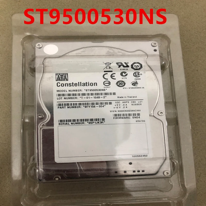 

Original New HDD For Seagate 500GB 2.5" SATA 6 Gb/s 32MB 7200RPM For Internal HDD For Server HDD For ST9500530NS