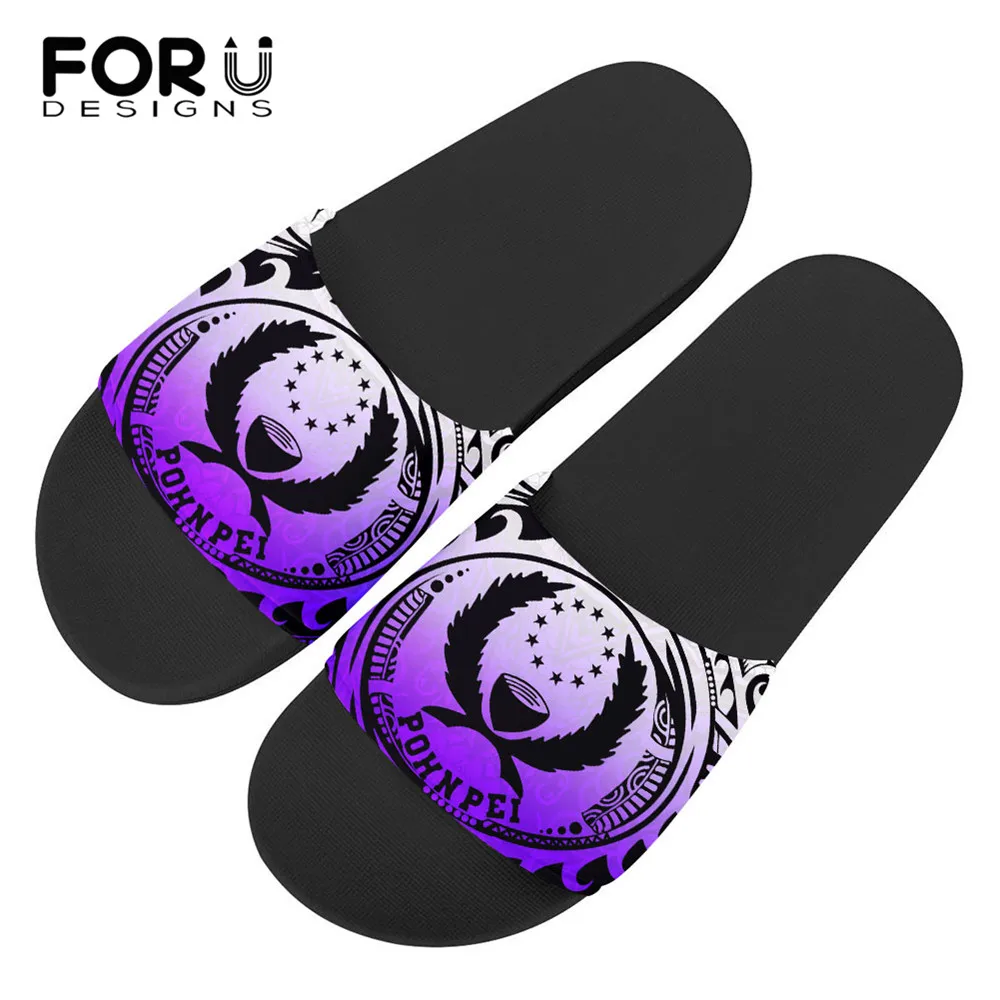 FORUDESIGNS Pohnpei Tribe And Polynesia Pattern Summer Casual Sandlas for Outdoor Women Ladies Beach Slippers Sapatos Femininos
FORUDESIGNS Pohnpei Tribe And Polynesia Pattern Summer Casual Sandlas for Outdoor Women Ladies Beach Slippers Sapatos Femininos