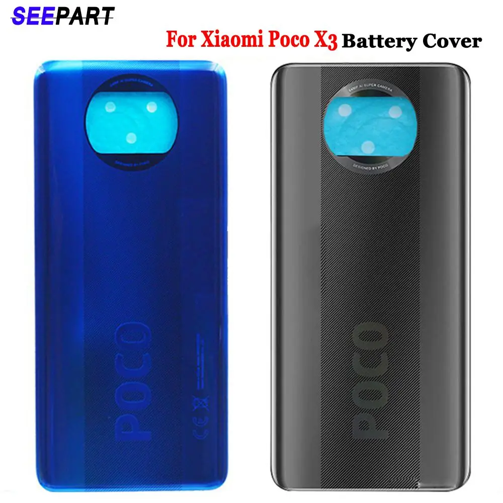 For Xiaomi Poco X3 Battery Cover MZB07 Back Glass Rear Door Housing Case POCO X3 NFC Back Panel PocoX3 Battery Cover
For Xiaomi Poco X3 Battery Cover MZB07 Back Glass Rear Door Housing Case POCO X3 NFC Back Panel PocoX3 Battery Cover