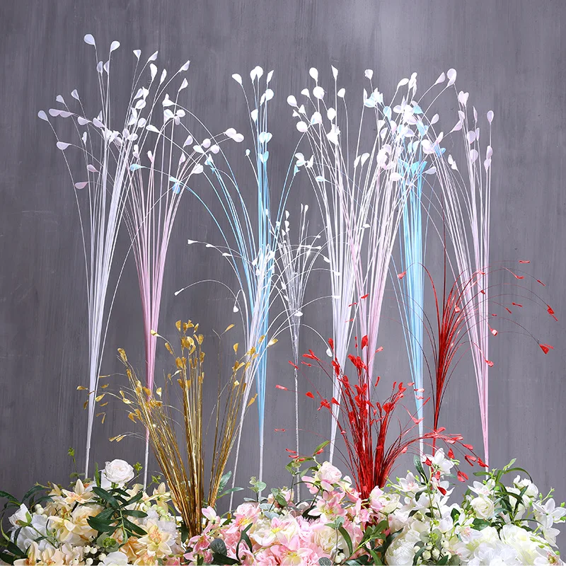 5Pc Artificial Peacock Grass Wedding Road Lead Flower Arrangement Wedding Wall Backdrop Home Decoration Fake Grass Silk Flowers
5Pc Artificial Peacock Grass Wedding Road Lead Flower Arrangement Wedding Wall Backdrop Home Decoration Fake Grass Silk Flowers