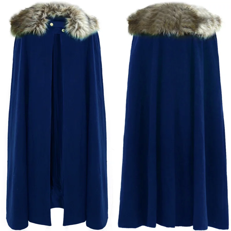 Men and Women Solid Color Woolen Coat Steampunk Cloak Coat Wizard Cloak Halloween Medieval Retro Stage COS Costume
Men and Women Solid Color Woolen Coat Steampunk Cloak Coat Wizard Cloak Halloween Medieval Retro Stage COS Costume