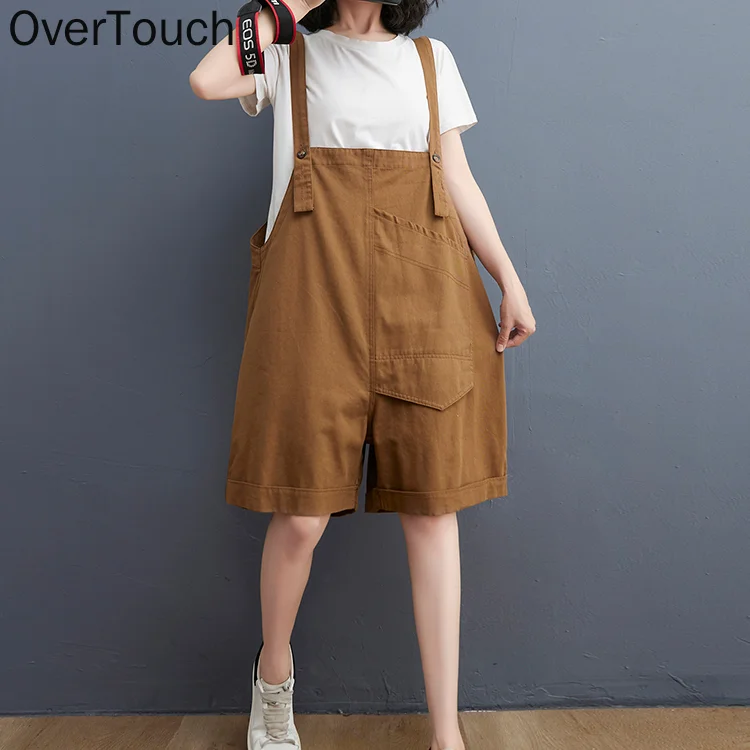 Женские однотонные комбинезоны размера плюс, короткие брюки, винтажные Свободные повседневные японские комбинезоны с карманами, 2021
Женские однотонные комбинезоны размера плюс, короткие брюки, винтажные Свободные повседневные японские комбинезоны с карманами, 2021