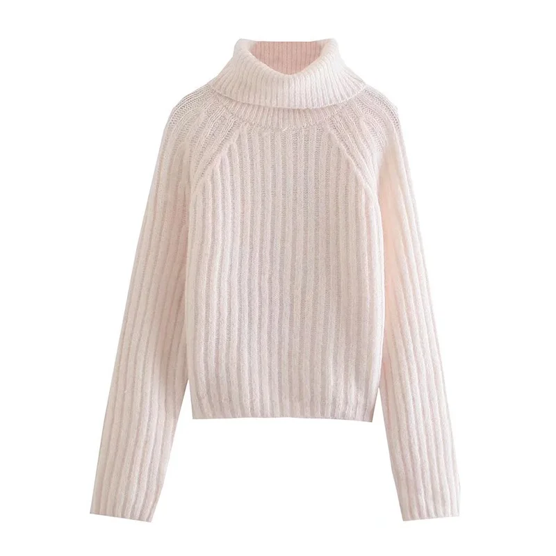 Women Fashion Thick Warm Soft Touch Ribbed Knit Sweater Vintage High Neck Long Sleeve Female Pullover Chic Tops
Women Fashion Thick Warm Soft Touch Ribbed Knit Sweater Vintage High Neck Long Sleeve Female Pullover Chic Tops