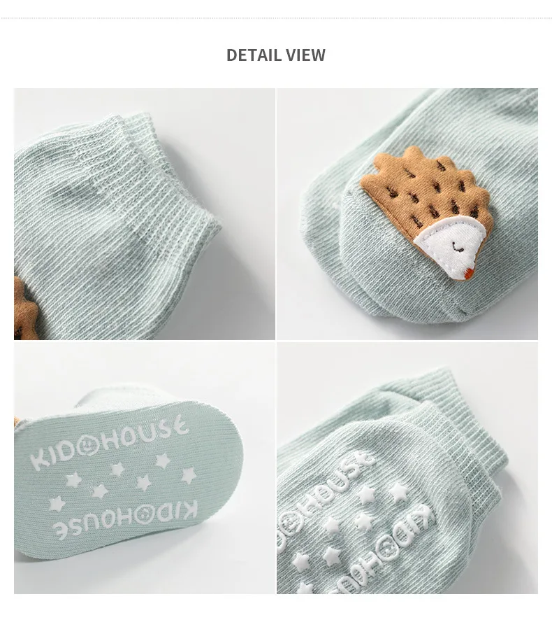2021 New Newborn Baby Non-Skid Socks Cute 3D Cartoon Animal Design Infant Slipper Socks with Grips for 0-36 Months
2021 New Newborn Baby Non-Skid Socks Cute 3D Cartoon Animal Design Infant Slipper Socks with Grips for 0-36 Months