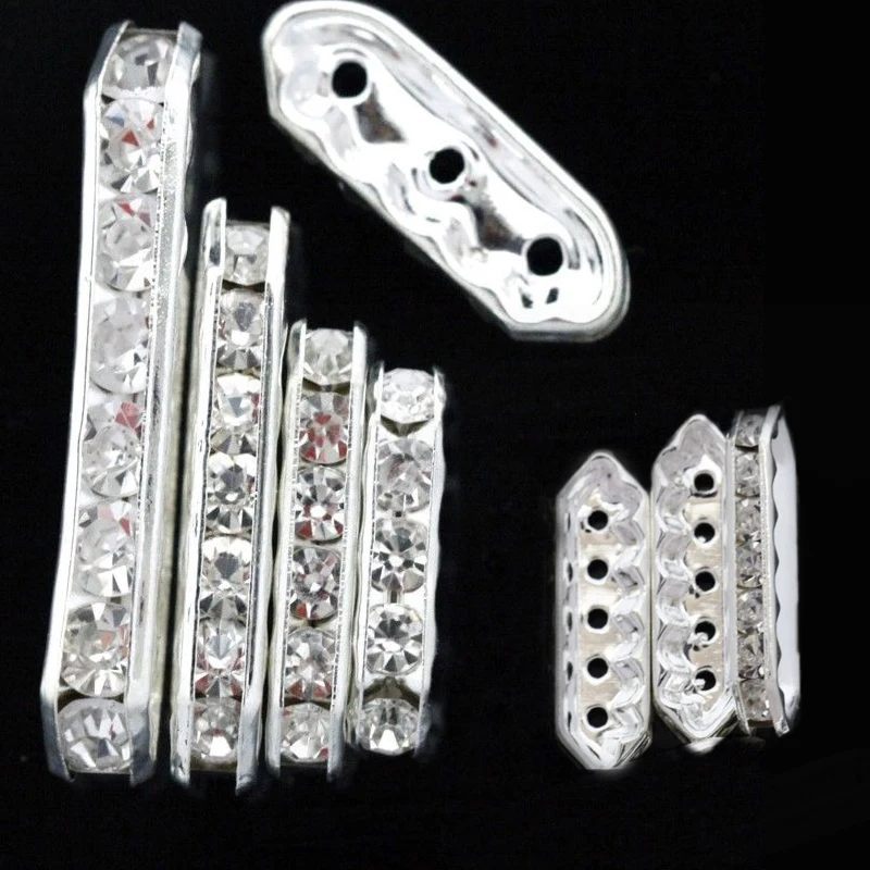 20pcs 3 5 Holes Sliver Rhinestone Crystal Spacer Bars Beads For Jewelry Findings Diy Multilayer Bracelet 13 20 27 35 mm
20pcs 3 5 Holes Sliver Rhinestone Crystal Spacer Bars Beads For Jewelry Findings Diy Multilayer Bracelet 13 20 27 35 mm