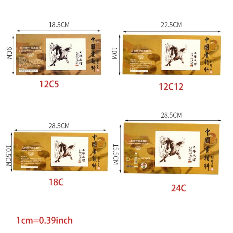 12/18/24/36 Colors 5/12ml Chinese Painting Pigment Watercolor Paint Drawing Tool 4X7E
12/18/24/36 Colors 5/12ml Chinese Painting Pigment Watercolor Paint Drawing Tool 4X7E