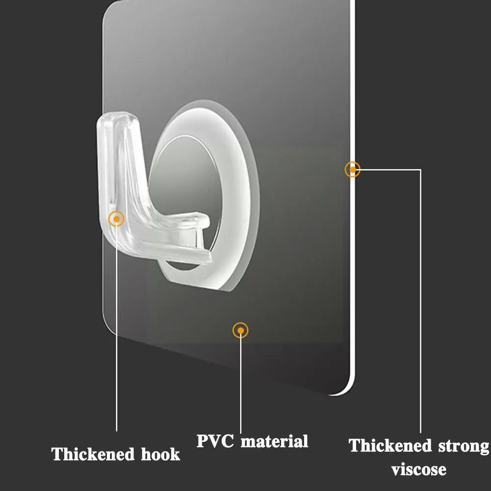 1Pc Transparent Wall Hook Strong Self Adhesive Door Rack Suction Sucker Heavy Cup Load Bathroom Wall Hooks For Kitchen A4L1
1Pc Transparent Wall Hook Strong Self Adhesive Door Rack Suction Sucker Heavy Cup Load Bathroom Wall Hooks For Kitchen A4L1