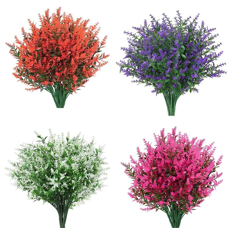 Art flower arrangement Indoor Outside Garden Yard Wedding Artificial Flower Plastic Lavender Fake Plant Decoration
Art flower arrangement Indoor Outside Garden Yard Wedding Artificial Flower Plastic Lavender Fake Plant Decoration