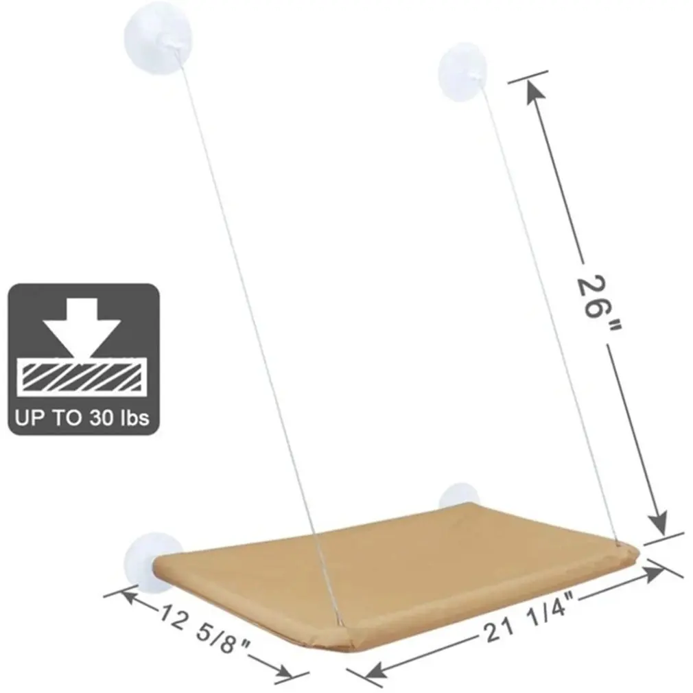 Pet Supplies Suction Cup Cat Hammock Window Sill Balcony Simple Pet Nest Summer Four Seasons Universal Hanging Type
Pet Supplies Suction Cup Cat Hammock Window Sill Balcony Simple Pet Nest Summer Four Seasons Universal Hanging Type