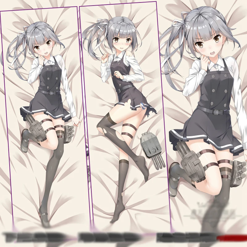 150 см x 50 Аниме Коллекция Kantai двусторонний напечатанный Чехол на подушку для тела