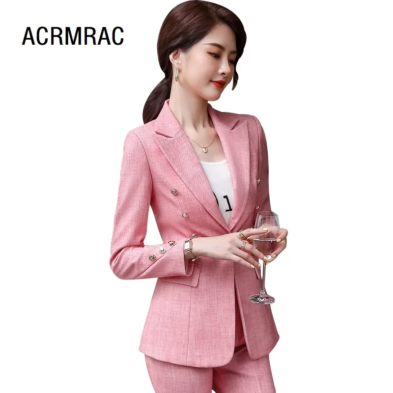 Women suits autumn winter blazers pants Office Lady Formal Work clothes women pants suits woman set suits 9935
Women suits autumn winter blazers pants Office Lady Formal Work clothes women pants suits woman set suits 9935