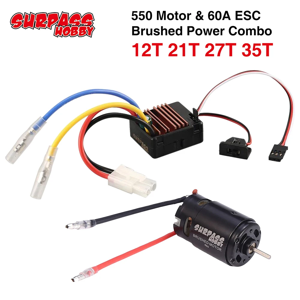 Машинка с щеточным двигателем SURPASS HOBBY 550, 12T, 21T, 27T, 35T с 60A ESC 5V/2A BEC для внедорожника 1/10, HSP, HPI, Kyosho, TRAXXAS, радиоуправляемая гусеничная машина
Машинка с щеточным двигателем SURPASS HOBBY 550, 12T, 21T, 27T, 35T с 60A ESC 5V/2A BEC для внедорожника 1/10, HSP, HPI, Kyosho, TRAXXAS, радиоуправляемая гусеничная машина